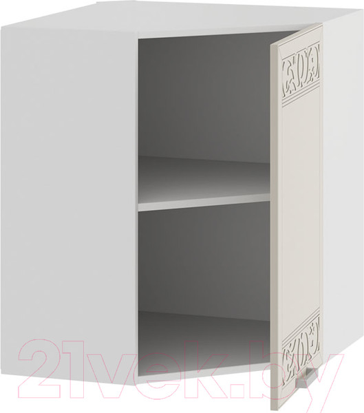 Изображение товара Шкаф навесной для кухни ТриЯ Долорес 1В6У (белый/крем)