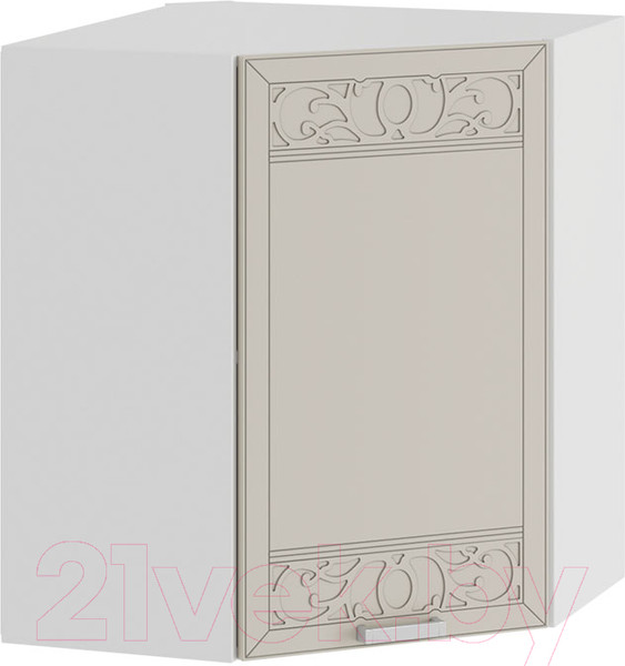 Изображение товара Шкаф навесной для кухни ТриЯ Долорес 1В6У (белый/крем)
