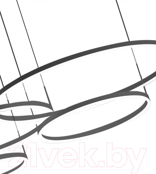 Изображение товара Потолочный светильник Kinklight Тор 0820419PA 4000K (черный)