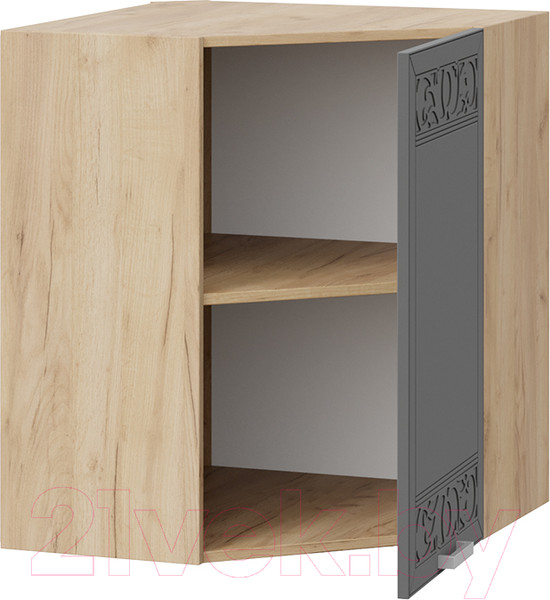 Изображение товара Шкаф навесной для кухни ТриЯ Долорес 1В6У (дуб крафт золотой/титан)