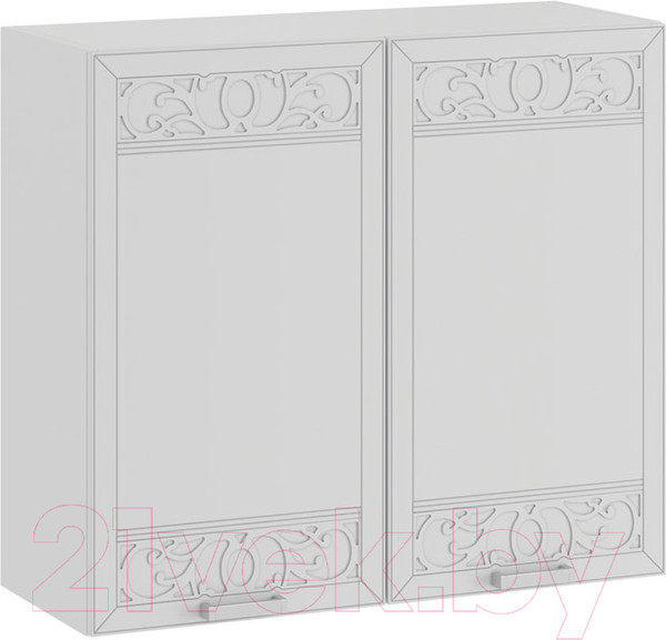 Изображение товара Шкаф навесной для кухни ТриЯ Долорес 1В8 (белый/сноу)