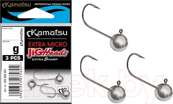 Изображение товара Джиг-головка KAMATSU Micro Extra 4-1.5г / 420004015 (3шт)