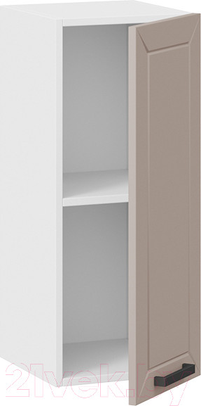 Изображение товара Шкаф навесной для кухни ТриЯ Лорас 1В3 (белый/холст латте)