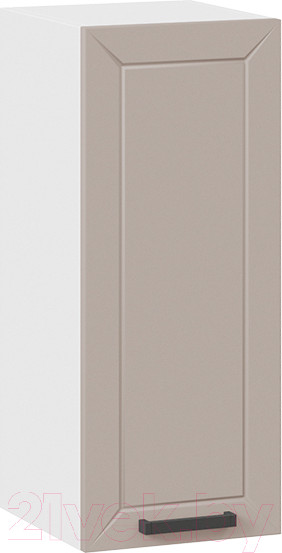 Изображение товара Шкаф навесной для кухни ТриЯ Лорас 1В3 (белый/холст латте)