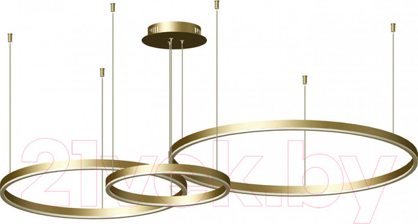 Изображение товара Потолочный светильник Kinklight Тор 08223.33P (матовое золото)