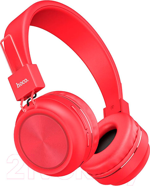 Изображение товара Беспроводные наушники Hoco W25 (красный)