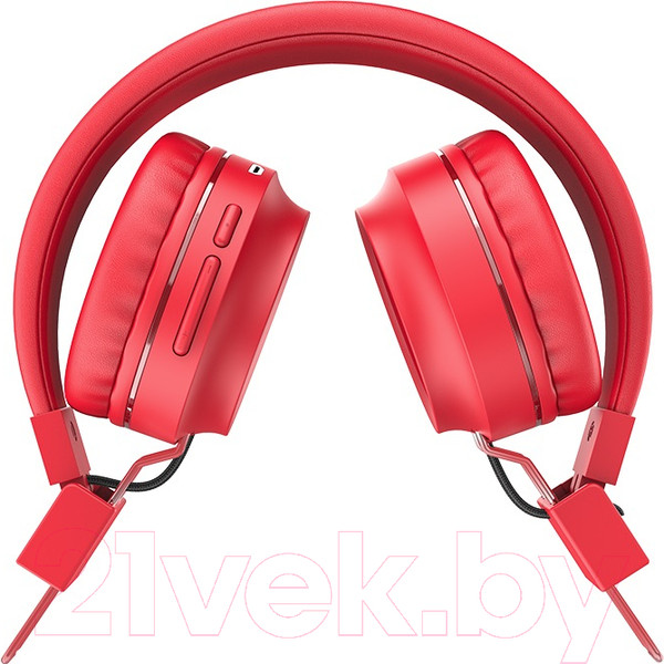 Изображение товара Беспроводные наушники Hoco W25 (красный)
