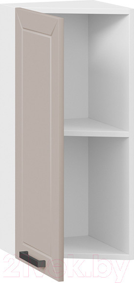 Изображение товара Шкаф навесной для кухни ТриЯ Лорас 1В3Т (белый/холст латте)