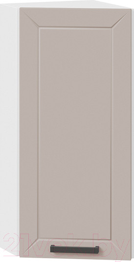 Изображение товара Шкаф навесной для кухни ТриЯ Лорас 1В3Т (белый/холст латте)