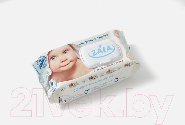 Изображение товара Влажные салфетки детские Папа Мама С экстрактом хлопка (72шт)