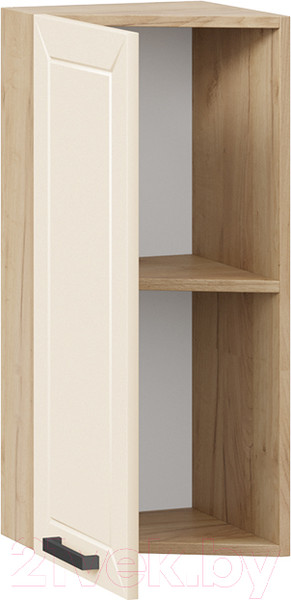 Изображение товара Шкаф навесной для кухни ТриЯ Лорас 1В3Т (дуб крафт золотой/холст брюле)