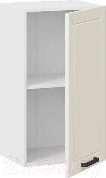 Изображение товара Шкаф навесной для кухни ТриЯ Лорас 1В4 (белый/холст брюле)