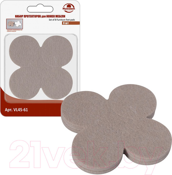 Изображение товара Протектор для мебели Мультидом VL45-61 (8шт)