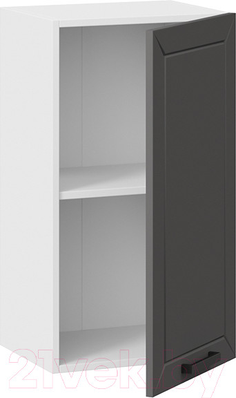 Изображение товара Шкаф навесной для кухни ТриЯ Лорас 1В4 (белый/холст вулкан)