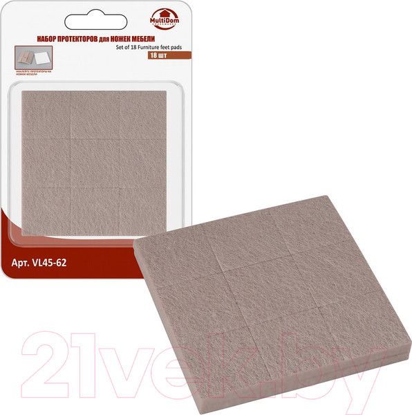 Изображение товара Протектор для мебели Мультидом VL45-62 (18шт)