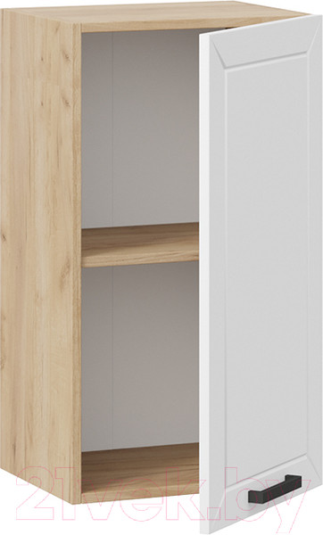 Изображение товара Шкаф навесной для кухни ТриЯ Лорас 1В4 (дуб крафт золотой/холст белый)