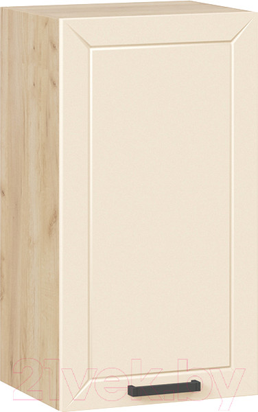 Изображение товара Шкаф навесной для кухни ТриЯ Лорас 1В4 (дуб крафт золотой/холст брюле)