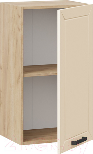 Изображение товара Шкаф навесной для кухни ТриЯ Лорас 1В4 (дуб крафт золотой/холст брюле)