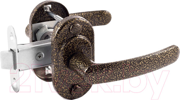 Изображение товара Защелка врезная Омега ЗЩ2.04 (бронза)