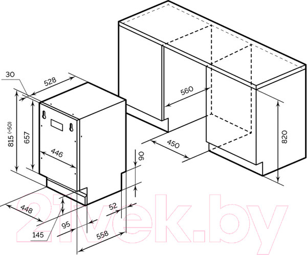 Изображение товара Посудомоечная машина Lex PM 4563 B / CHMI000301