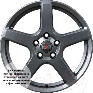 Изображение товара Литой диск Alcasta M62 16x6.5" 5x110мм DIA 65.1мм ET 38мм Graphite