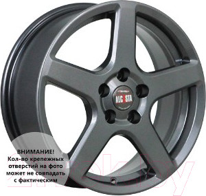 Изображение товара Литой диск Alcasta M62 16x6.5" 5x110мм DIA 65.1мм ET 38мм Graphite