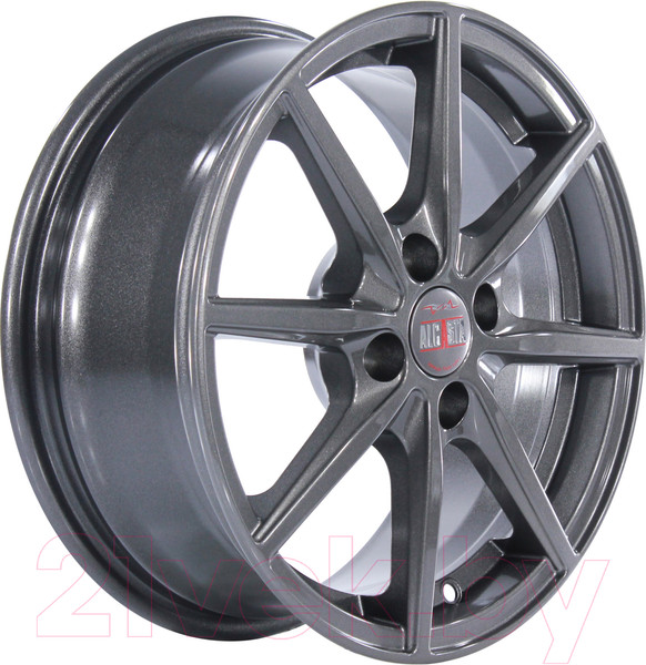 Изображение товара Литой диск Alcasta M63 15x6" 4x100мм DIA 60.1мм ET 40мм Graphite