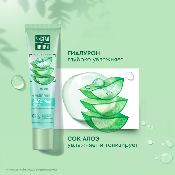 Изображение товара Крем для лица Чистая Линия Питательный дневной для комбинированной кожи (40мл)