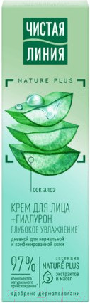 Изображение товара Крем для лица Чистая Линия Питательный дневной для комбинированной кожи (40мл)