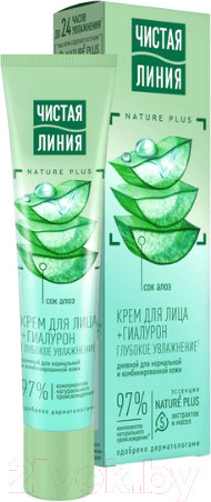 Изображение товара Крем для лица Чистая Линия Питательный дневной для комбинированной кожи (40мл)