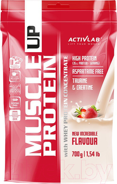 Изображение товара Протеин Activlab Muscle Up (2кг, клубника)