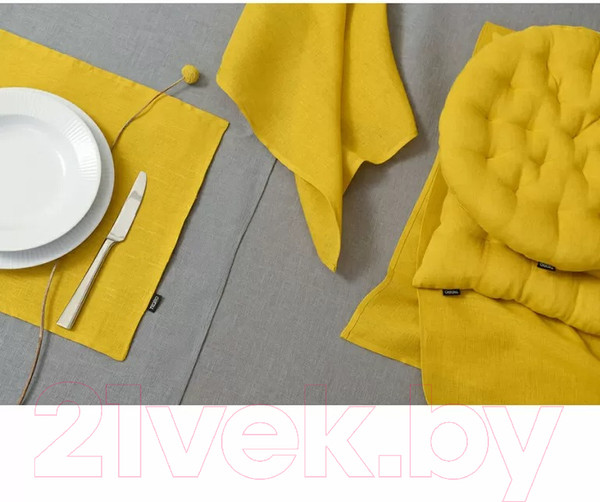 Изображение товара Подушка на стул Tkano Essential TK22-CP0003 (горчичный)