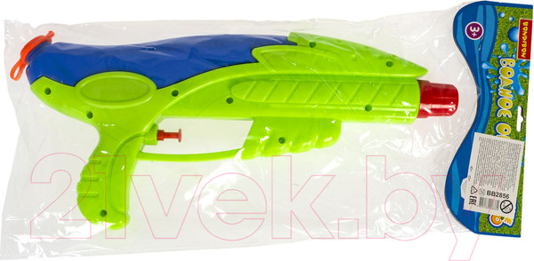 Изображение товара Бластер игрушечный Bondibon Водный пистолет. Наше лето / ВВ2856-Б (зеленый/синий)