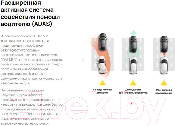 Изображение товара Автомобильный видеорегистратор 70mai Dash Cam M500 32Gb