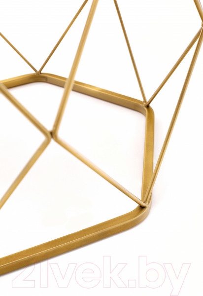 Изображение товара Журнальный столик РасГар Арена (черный/золотой)