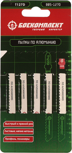 Изображение товара Набор пильных полотен Боекомплект B05-127D (5шт)