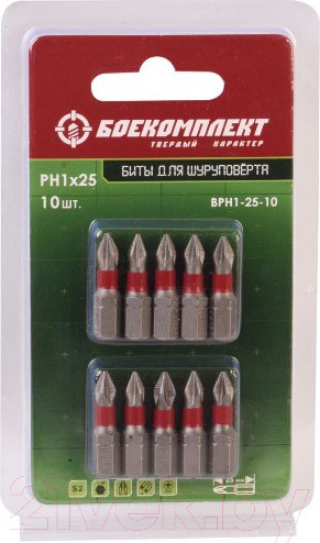 Изображение товара Набор бит Боекомплект BPH1-25-10 (10шт)