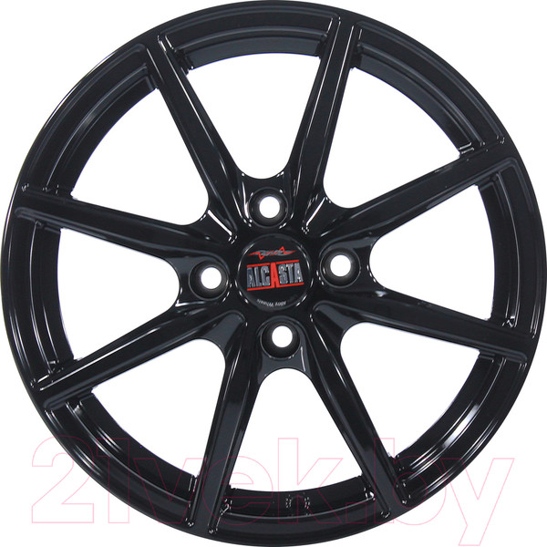 Изображение товара Литой диск Alcasta M63 15x6" 4x98мм DIA 58.6мм ET 35мм Black