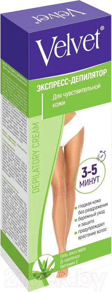 Изображение товара Крем для депиляции Velvet Экспресс Для чувствительной кожи (100мл)