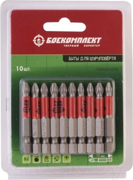 Изображение товара Набор бит Боекомплект BT15-50-10L (10шт)