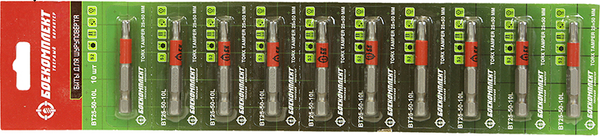 Изображение товара Набор бит Боекомплект BT25-50-10L (10шт)