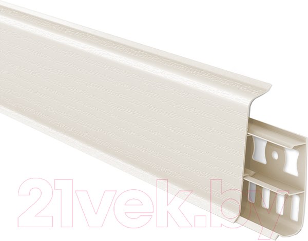 Изображение товара Плинтус Ideal Деконика 033 70мм (2.2м, кремово-белый)