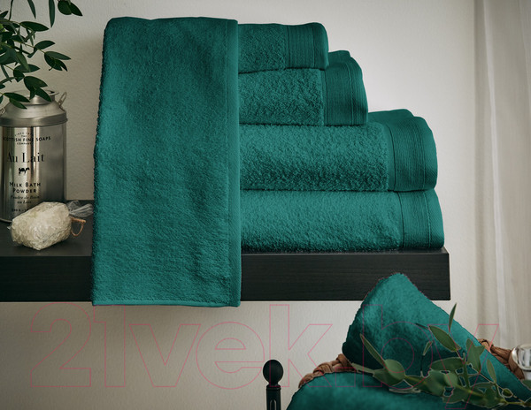 Изображение товара Полотенце Guten Morgen 70x140 / ПМиз-70-140 (изумруд)