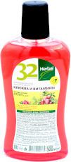 Изображение товара Ополаскиватель для полости рта Modum 32 жемчужины Herbal Клюква и витамины  (500мл)