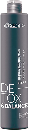 Изображение товара Маска для волос Sergio Professional Detox Очищающая и Восстанавливающая (250мл)