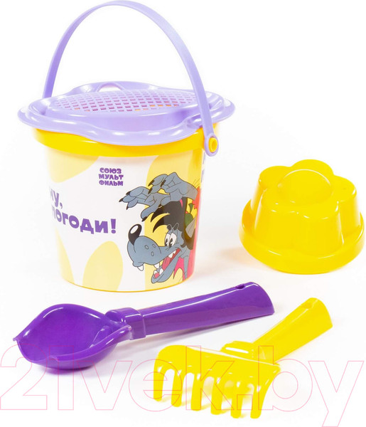 Изображение товара Набор игрушек для песочницы Полесье Ну, погоди! №2 / 83227