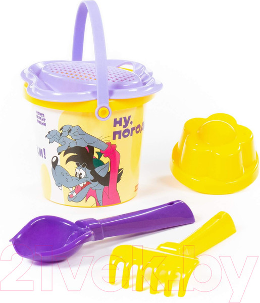 Изображение товара Набор игрушек для песочницы Полесье Ну, погоди! №2 / 83227