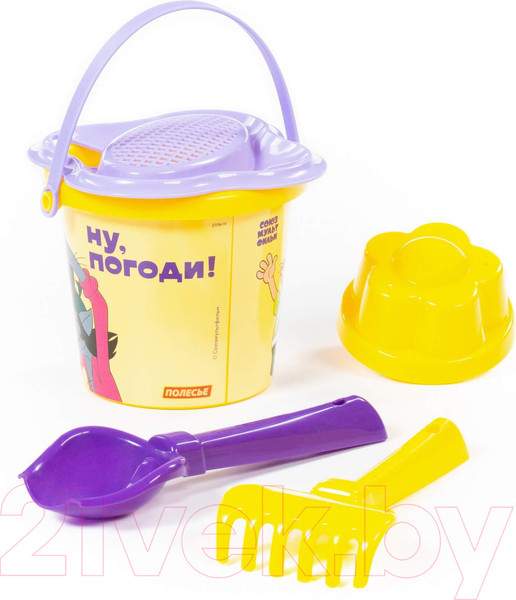 Изображение товара Набор игрушек для песочницы Полесье Ну, погоди! №2 / 83227