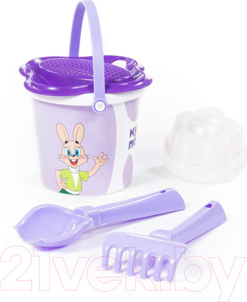 Изображение товара Набор игрушек для песочницы Полесье Ну, погоди! №2 / 83227