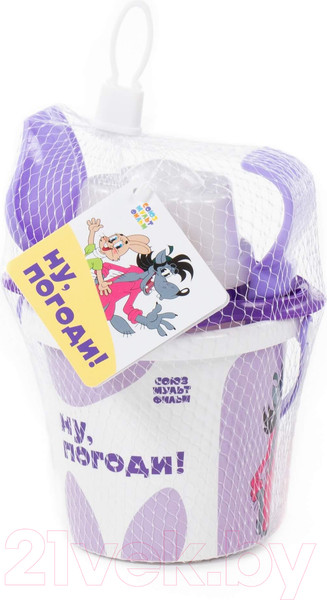 Изображение товара Набор игрушек для песочницы Полесье Ну, погоди! №2 / 83227